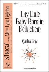 Tiny Little Baby Born in Bethlehem Three-Part Mixed choral sheet music cover